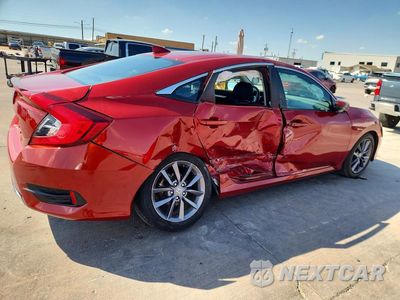 Trzecie zdjęcie samochodu z tyłu: 2020 HONDA CIVIC EX VIN:19XFC1F36LE203186 - miniatura