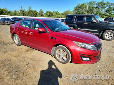 Czwarte zdjęcie samochodu z boku: 2014 KIA OPTIMA LX VIN:5XXGM4A75EG289324 - miniatura
