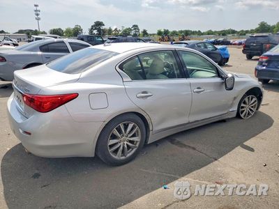 Trzecie zdjęcie samochodu z tyłu: 2015 INFINITI Q50 PREMIUM VIN:JN1BV7AR4FM403421 - miniatura