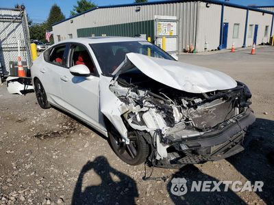 Czwarte zdjęcie samochodu z boku: 2024 ACURA INTEGRA A-SPEC TECH VIN:19UDE4H67RA002050 - miniatura