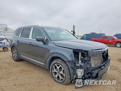 Czwarte zdjęcie samochodu z boku: 2020 KIA TELLURIDE EX VIN:5XYP34HC1LG043322 - miniatura