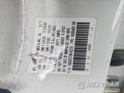 Zdjęcie 12 z 12 samochodu: 2013 HONDA ACCORD LX VIN:1HGCR2F37DA142279 - miniatura