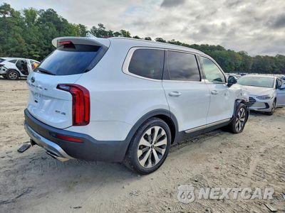Trzecie zdjęcie samochodu z tyłu: 2020 KIA TELLURIDE EX VIN:5XYP34HC3LG079951 - miniatura