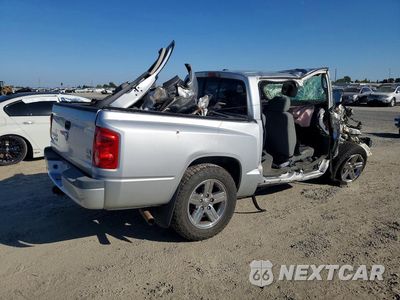 Trzecie zdjęcie samochodu z tyłu: 2007 DODGE DAKOTA QUAD SLT VIN:1D7HW48P57S226033 - miniatura