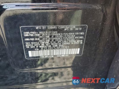 Zdjęcie 13 z 13 samochodu: 2018 SUBARU FORESTER 2.0XT PREMIUM VIN:JF2SJGEC5JH577287 - miniatura