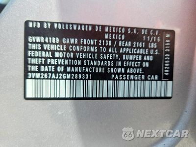 Zdjęcie 13 z 13 samochodu: 2016 VOLKSWAGEN JETTA S VIN:3VW267AJ2GM289331 - miniatura