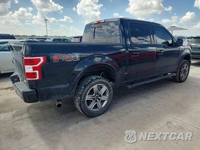Trzecie zdjęcie samochodu z tyłu: 2018 FORD F150 SUPERCREW VIN:1FTEW1EP6JFD84199 - miniatura