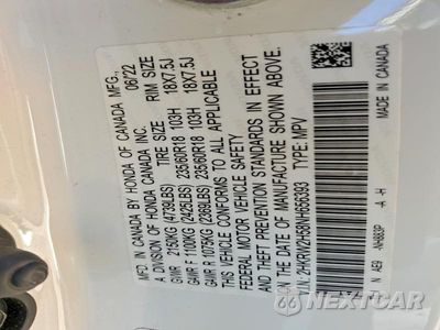 Zdjęcie 14 z 14 samochodu: 2022 HONDA CR-V EX VIN:2HKRW2H58NH656393 - miniatura