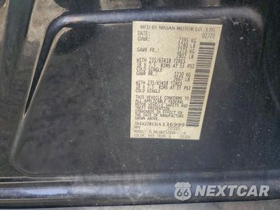 Zdjęcie 13 z 13 samochodu: 2020 NISSAN MURANO SV VIN:5N1AZ2BS3LN136999 - miniatura