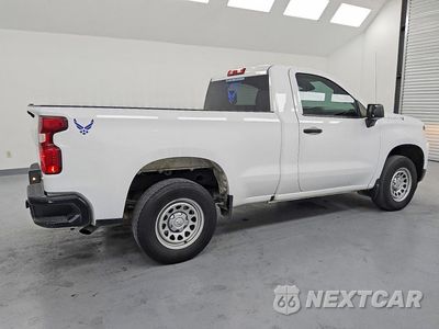 Trzecie zdjęcie samochodu z tyłu: 2023 CHEVROLET SILVERADO C1500 VIN:3GCNAAEKXPG149637 - miniatura