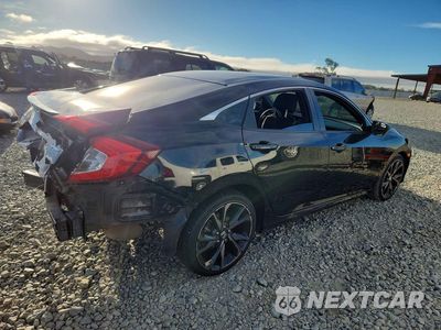 Trzecie zdjęcie samochodu z tyłu: 2020 HONDA CIVIC SPORT VIN:19XFC2F82LE214526 - miniatura