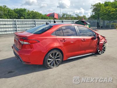 Trzecie zdjęcie samochodu z tyłu: 2021 TOYOTA COROLLA SE VIN:5YFS4MCE6MP072845 - miniatura