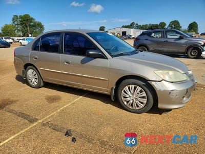 Czwarte zdjęcie samochodu z boku: 2004 HONDA CIVIC LX VIN:2HGES16594H602066 - miniatura