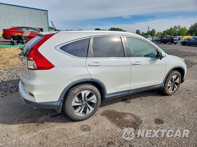 Trzecie zdjęcie samochodu z tyłu: 2015 HONDA CR-V TOURING VIN:5J6RM4H96FL024231 - miniatura