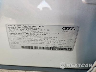 Zdjęcie 13 z 13 samochodu: 2014 AUDI Q5 PREMIUM PLUS VIN:WA1LFAFP1EA110668 - miniatura