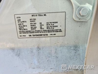 Zdjęcie 14 z 14 samochodu: 2024 TESLA MODEL Y VIN:7SAYGAEE6RF152794 - miniatura