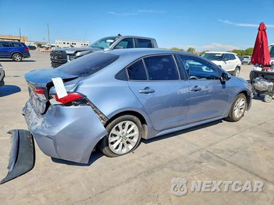 Trzecie zdjęcie samochodu z tyłu: 2020 TOYOTA COROLLA LE VIN:5YFHPRAEXLP016374 - miniatura