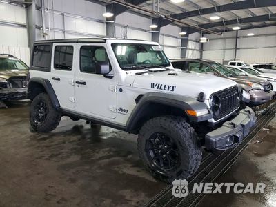 Czwarte zdjęcie samochodu z boku: 2025 JEEP WRANGLER SPORT 4XE VIN:1C4RJXN68SW605166 - miniatura