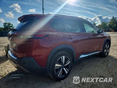 Trzecie zdjęcie samochodu z tyłu: 2023 NISSAN ROGUE SL VIN:5N1BT3CB4PC681878 - miniatura