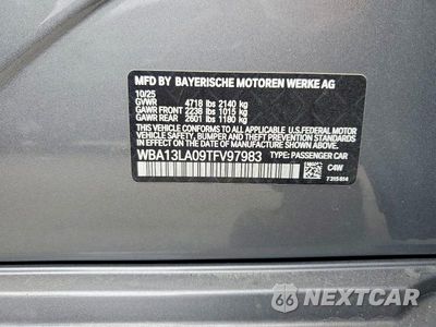 Zdjęcie 12 z 12 samochodu: 2026 BMW 330I VIN:WBA13LA09TFV97983 - miniatura