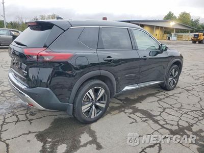 Trzecie zdjęcie samochodu z tyłu: 2022 NISSAN ROGUE PLATINUM VIN:JN8BT3DD0NW272006 - miniatura