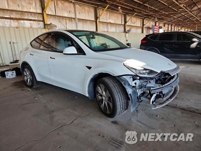 Czwarte zdjęcie samochodu z boku: 2022 TESLA MODEL Y VIN:7SAYGDEE5NF512262 - miniatura