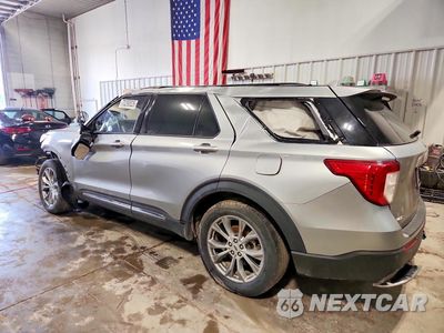 Drugie zdjęcie samochodu z przodu: 2020 FORD EXPLORER XLT VIN:1FMSK8DH1LGC34690 - miniatura