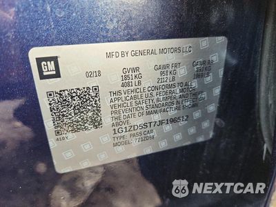 Zdjęcie 12 z 12 samochodu: 2018 CHEVROLET MALIBU LT VIN:1G1ZD5ST7JF196512 - miniatura