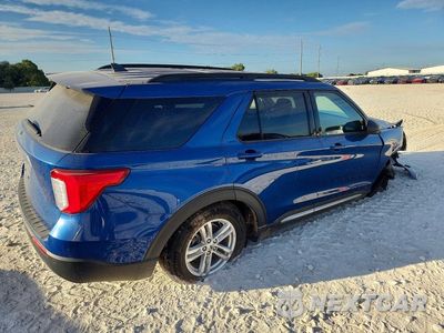 Trzecie zdjęcie samochodu z tyłu: 2022 FORD EXPLORER XLT VIN:1FMSK7DH1NGA53621 - miniatura