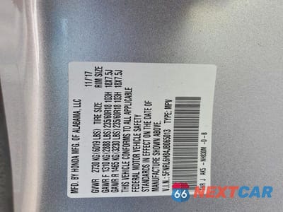 Zdjęcie 13 z 13 samochodu: 2018 HONDA ODYSSEY ELITE VIN:5FNRL6H84JB065013 - miniatura