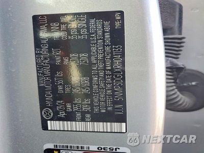 Zdjęcie 14 z 14 samochodu: 2024 HYUNDAI SANTA FE XRT VIN:5NMP3DGLXRH041133 - miniatura