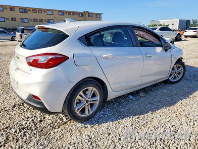 Trzecie zdjęcie samochodu z tyłu: 2018 CHEVROLET CRUZE LT VIN:3G1BE6SM1JS631887 - miniatura