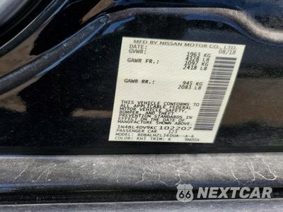 Zdjęcie 13 z 13 samochodu: 2019 NISSAN ALTIMA SV VIN:1N4BL4DV9KC102207 - miniatura