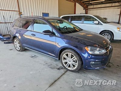 Czwarte zdjęcie samochodu z boku: 2015 VOLKSWAGEN GOLF SPORTWAGEN TDI S VIN:3VWCA7AU1FM511319 - miniatura