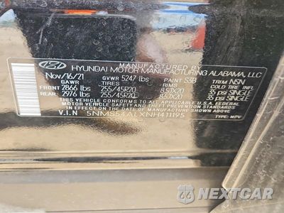 Zdjęcie 13 z 13 samochodu: 2022 HYUNDAI SANTA FE CALLIGRAPHY VIN:5NMS54ALXNH411195 - miniatura