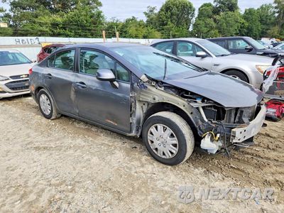 Czwarte zdjęcie samochodu z boku: 2012 HONDA CIVIC LX VIN:2HGFB2F53CH571924 - miniatura