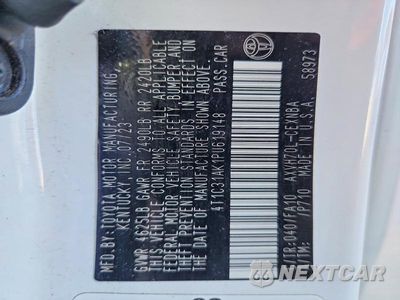Zdjęcie 12 z 12 samochodu: 2023 TOYOTA CAMRY LE VIN:4T1C31AK1PU619148 - miniatura