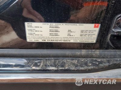 Zdjęcie 13 z 13 samochodu: 2015 TESLA MODEL S VIN:5YJSA1E21FF102519 - miniatura