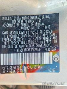 Zdjęcie 12 z 12 samochodu: 2014 TOYOTA CAMRY LE VIN:4T4BF1FK4ER362954 - miniatura