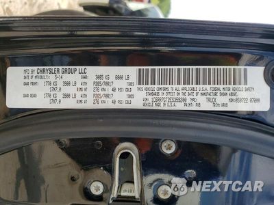 Zdjęcie 12 z 12 samochodu: 2014 RAM 1500 SLT VIN:1C6RR7GT2ES359200 - miniatura