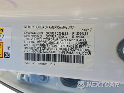 Zdjęcie 12 z 12 samochodu: 2018 HONDA ACCORD SPORT VIN:1HGCV1E34JA029618 - miniatura