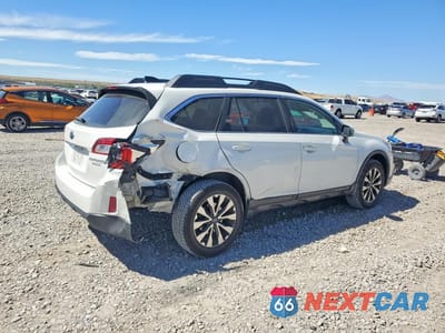Trzecie zdjęcie samochodu z tyłu: 2016 SUBARU OUTBACK 2.5I LIMITED VIN:4S4BSANC9G3322555 - miniatura
