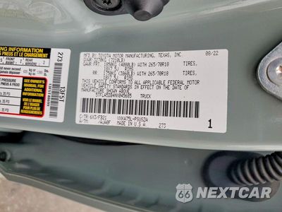 Zdjęcie 12 z 12 samochodu: 2022 TOYOTA TUNDRA SR5 VIN:5TFLA5DB4NX045685 - miniatura