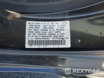 Zdjęcie 13 z 13 samochodu: 2003 HONDA CIVIC SI VIN:SHHEP33533U406921 - miniatura
