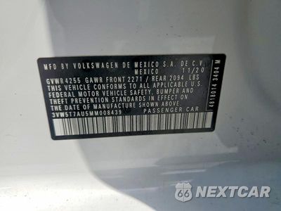 Zdjęcie 12 z 12 samochodu: 2021 VOLKSWAGEN GTI S VIN:3VW5T7AU5MM008439 - miniatura