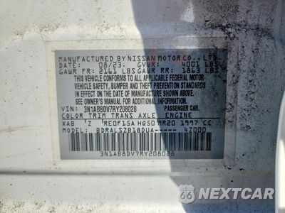 Zdjęcie 13 z 13 samochodu: 2024 NISSAN SENTRA SR VIN:3N1AB8DV7RY208028 - miniatura
