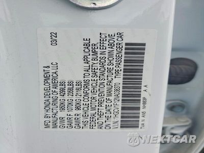 Zdjęcie 12 z 12 samochodu: 2022 HONDA ACCORD LX VIN:1HGCV1F12NA038370 - miniatura