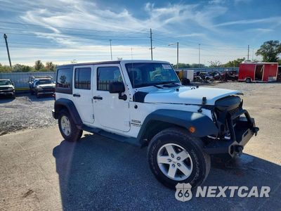 Czwarte zdjęcie samochodu z boku: 2017 JEEP WRANGLER UNLIMITED SPORT VIN:1C4BJWDG2HL544607 - miniatura