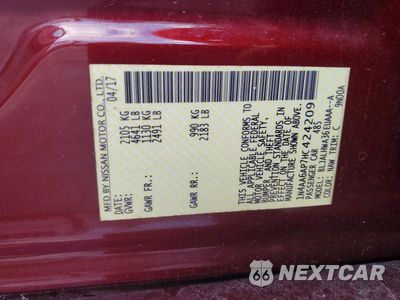 Zdjęcie 12 z 12 samochodu: 2017 NISSAN MAXIMA PLATINUM VIN:1N4AA6AP7HC424209 - miniatura
