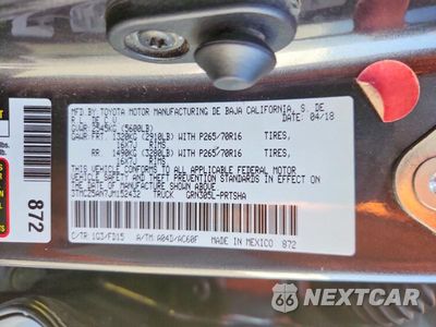 Zdjęcie 12 z 12 samochodu: 2018 TOYOTA TACOMA TRD OFF-ROAD VIN:3TMCZ5AN7JM152432 - miniatura